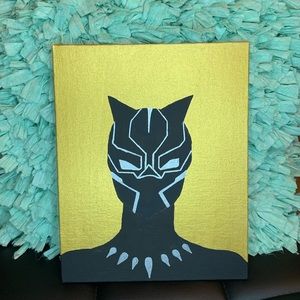Black panther painting 🎨